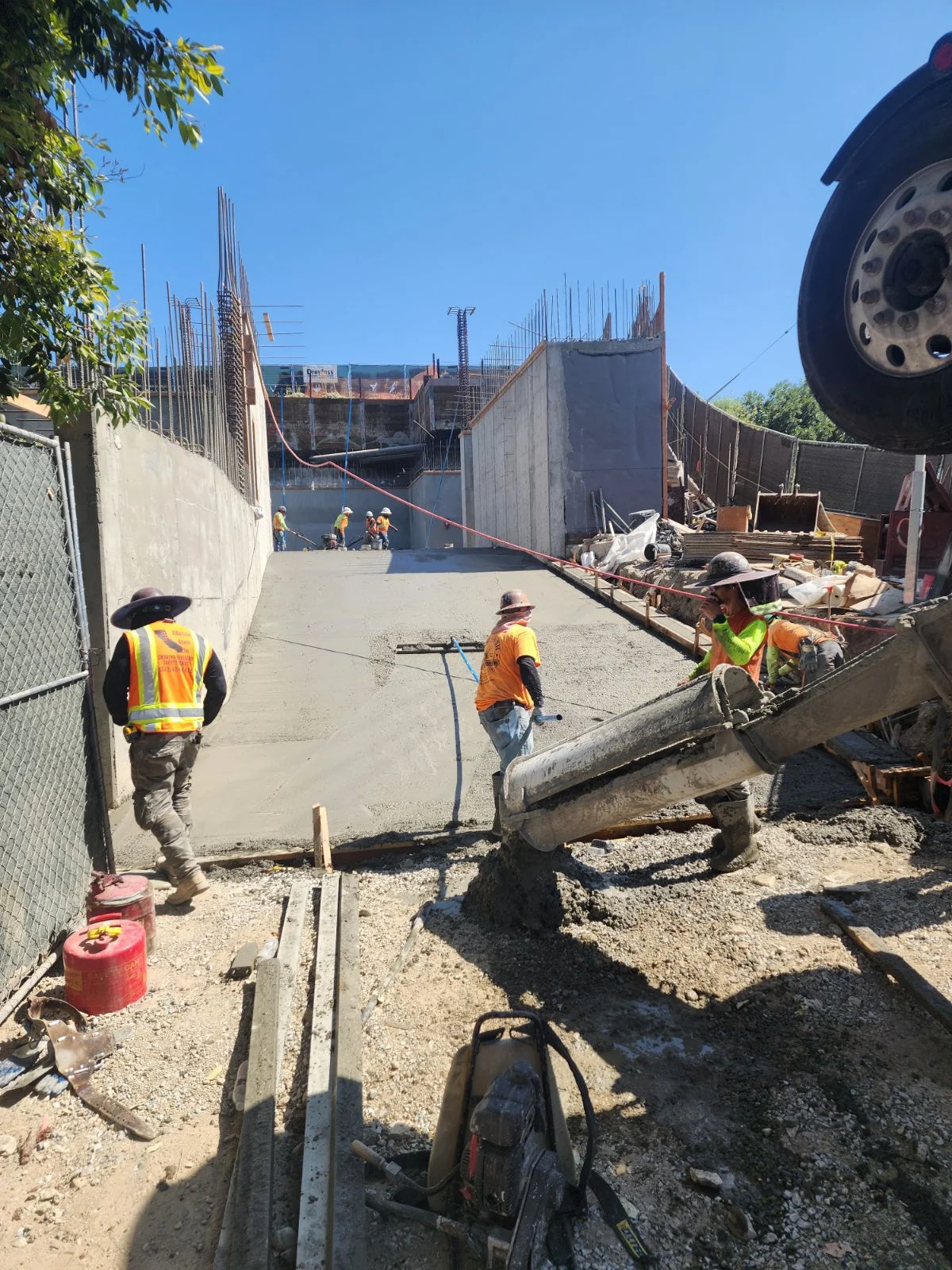Commercial Podium Slab Reinforcement Los Angeles
