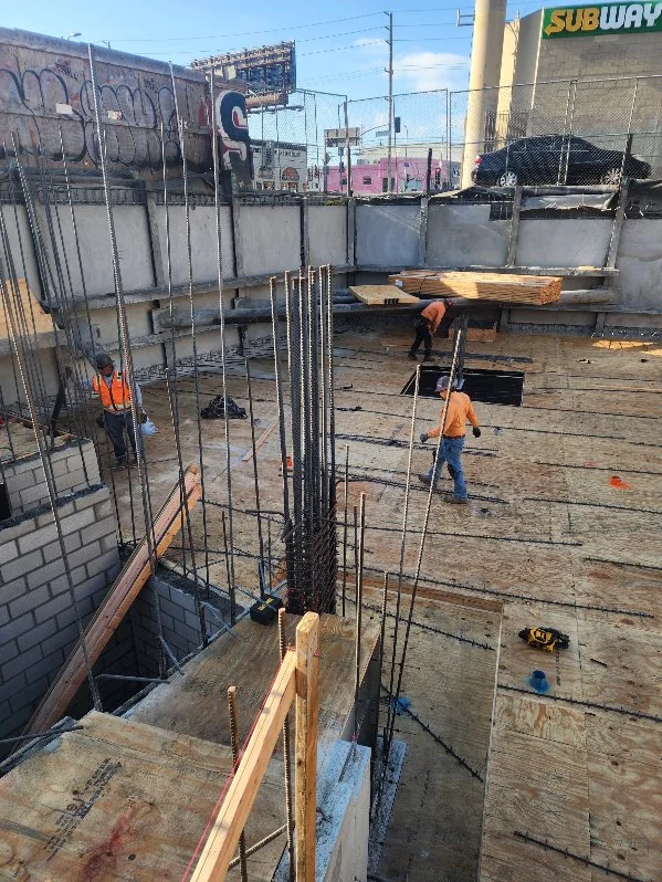 Structural Concrete rebar Cage Commercial Project Southern California
