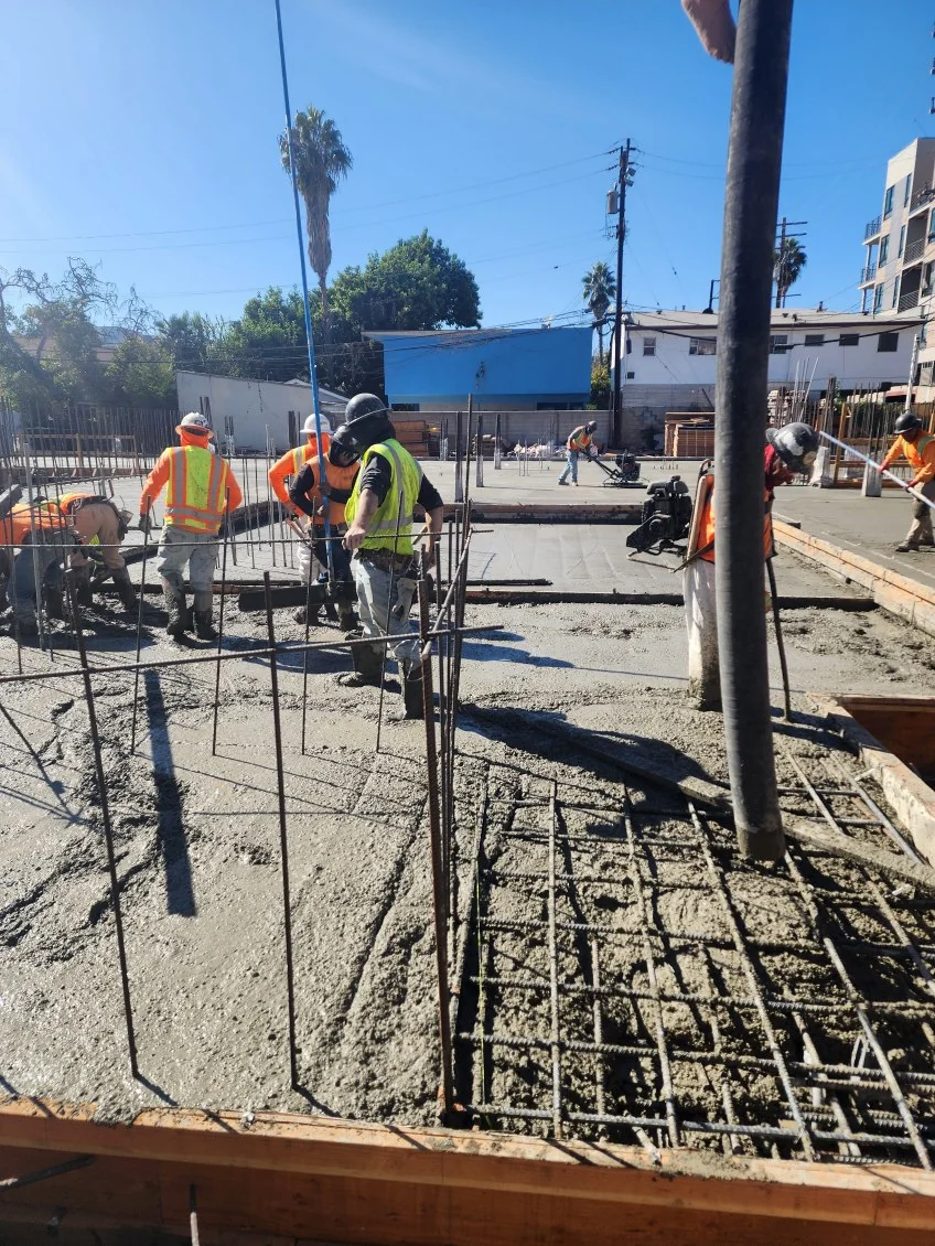 Commercial Concrete Foundation rebar Southern California