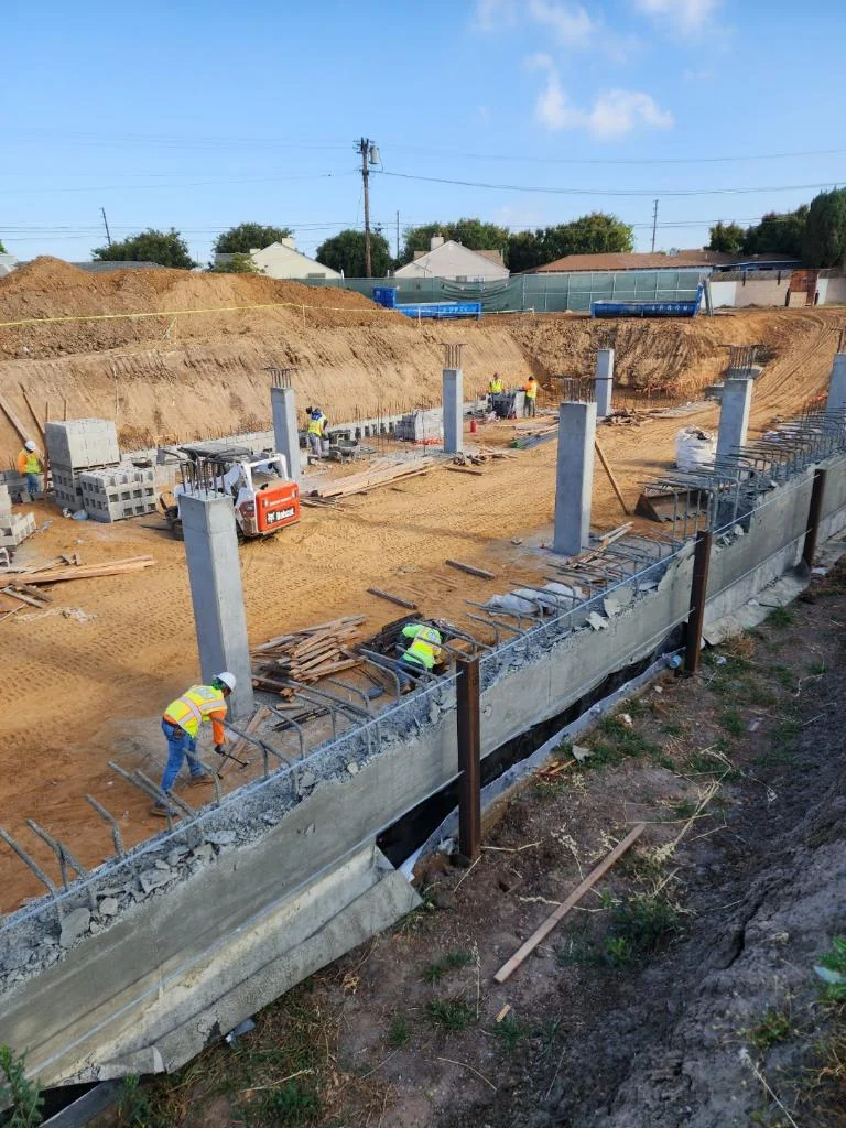 Beverly Hills Luxury Home Foundation rebar