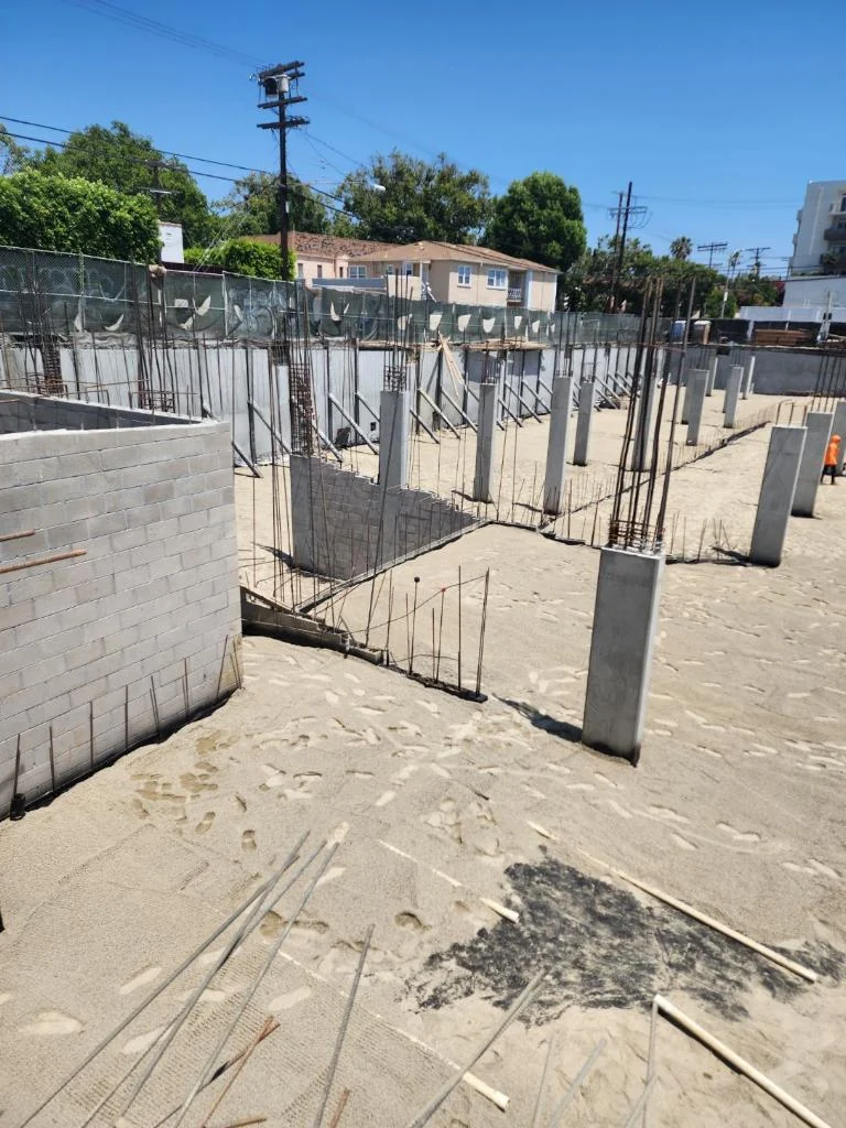 Pasadena Foundation rebar Structural Concrete