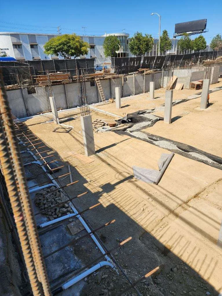 Sun Valley Commercial rebar Concrete Project